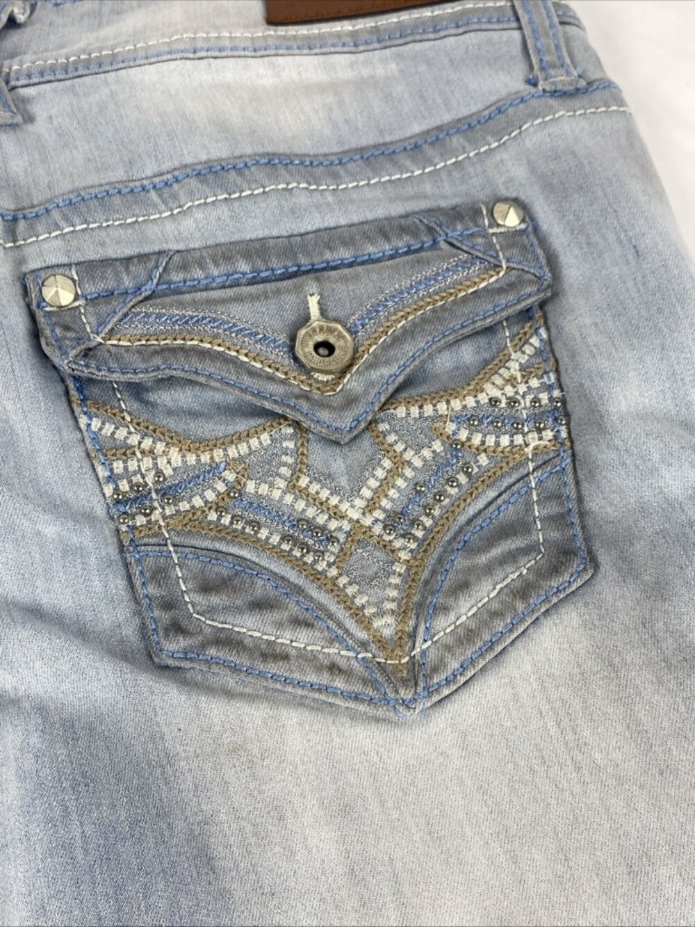 Hydraulic Bailey Grudge Low Rise Stretch Jean Shorts Womens / Jrs Size 11/12 - Picture 6 of 9